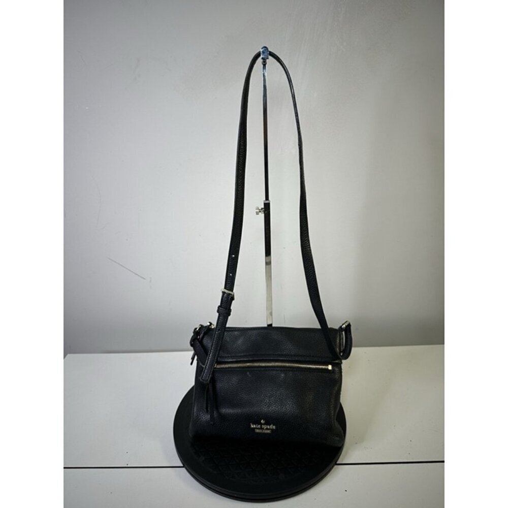 Kate Spade Black Leather Crossbody Purse